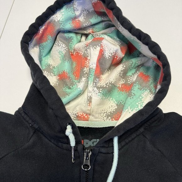 Es x DGK Skate Sweatshirt Mens Medium Black Full Zip Hoodie - Picture 7 of 10